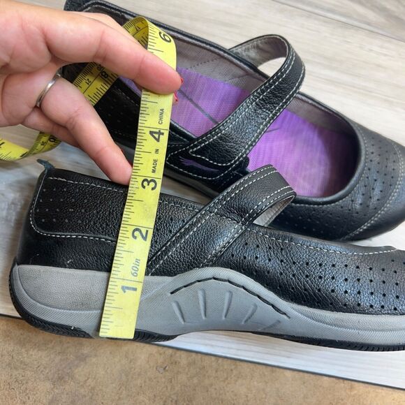 Dansko Women's Size 38 (US 7.5-8) Hadley Flat Comfort Mary Jane Black Leather - Picture 10 of 11